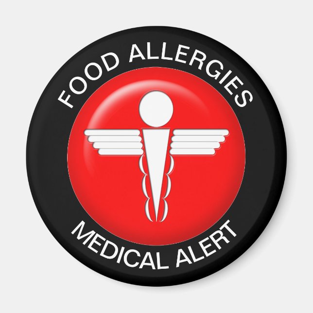 Food Allergies Magnet (Front)