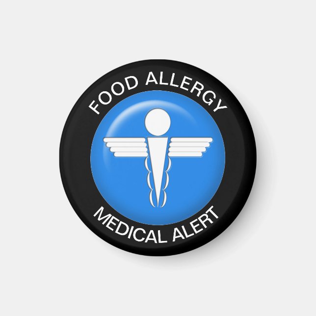 Food Allergy Alert Magnet (Front)