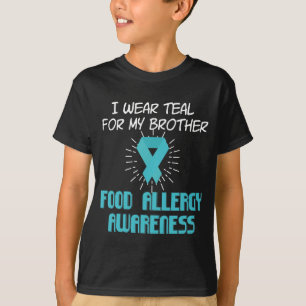 Food Allergy Awareness Brother T-Shirt Sist