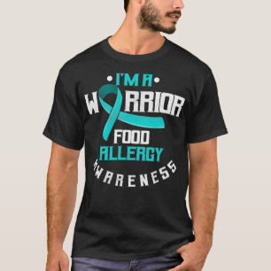 Food Allergy Awareness Warrior Allergy Awareness T-Shirt