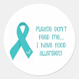 Food Allergy Sticker "Please Don't Feed Me"