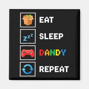 Food & Drink Eat Sleep Dandy Repeat Xel Foodie Magnet