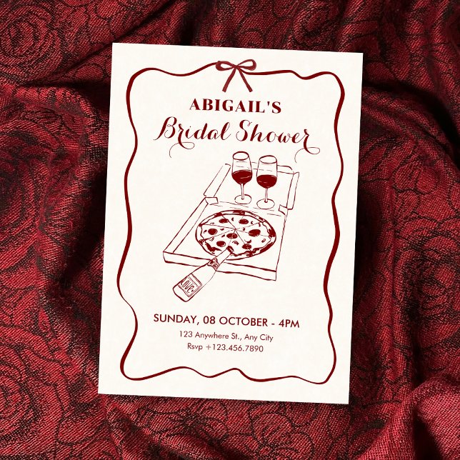 Food and beverage bridal shower  invitation (Creator Uploaded)