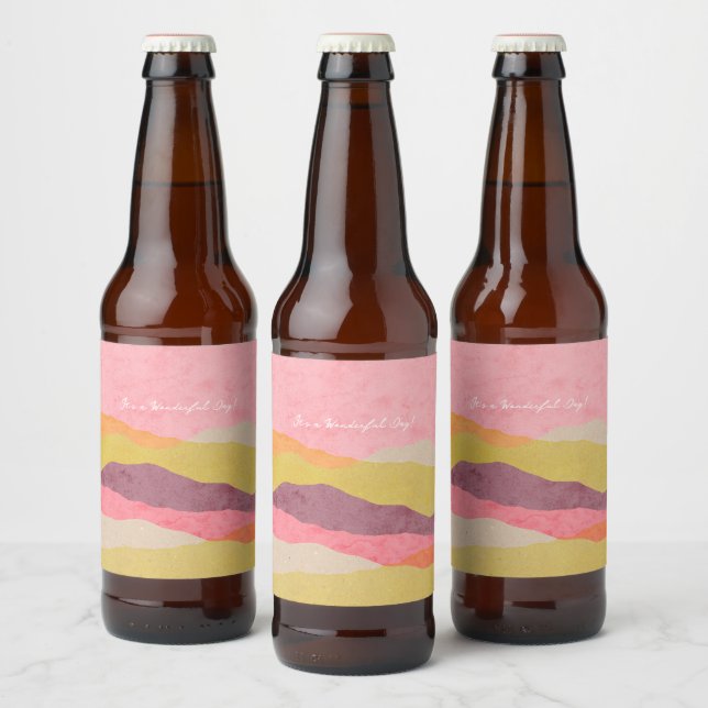 Food and Beverage Label Set (Bottles)