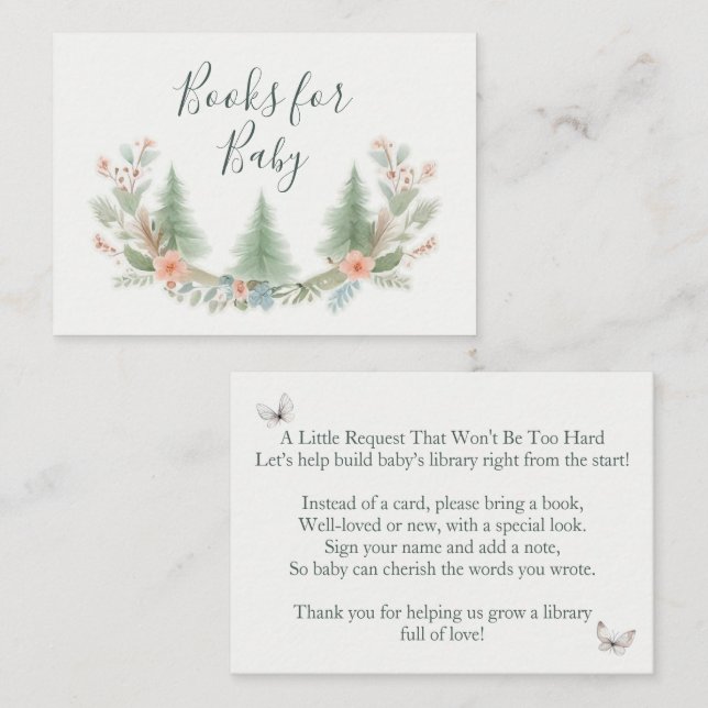 Food and Beverage Label Set Enclosure Card (Front/Back)