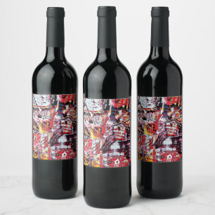 Food and Beverage Label Set – Fragmented Pulse