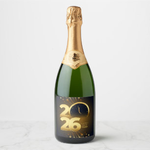 Food and Beverage Label Set-Happy New Year 2026