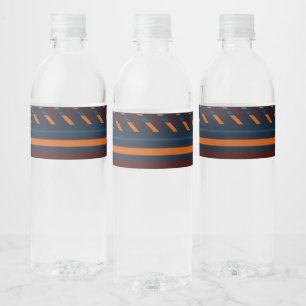 Food and Beverage Water Bottle Label Set