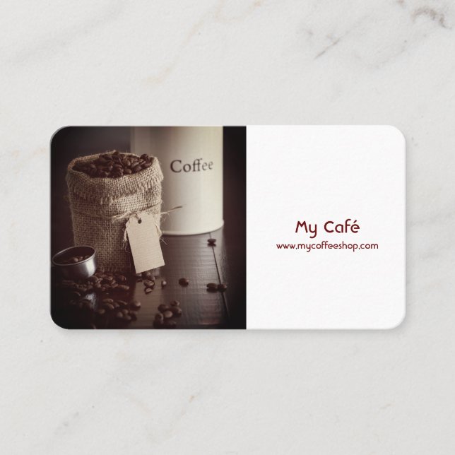 Food and Drink Business Card (Front)