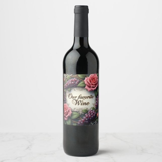 Food and drink wine labels (Front)