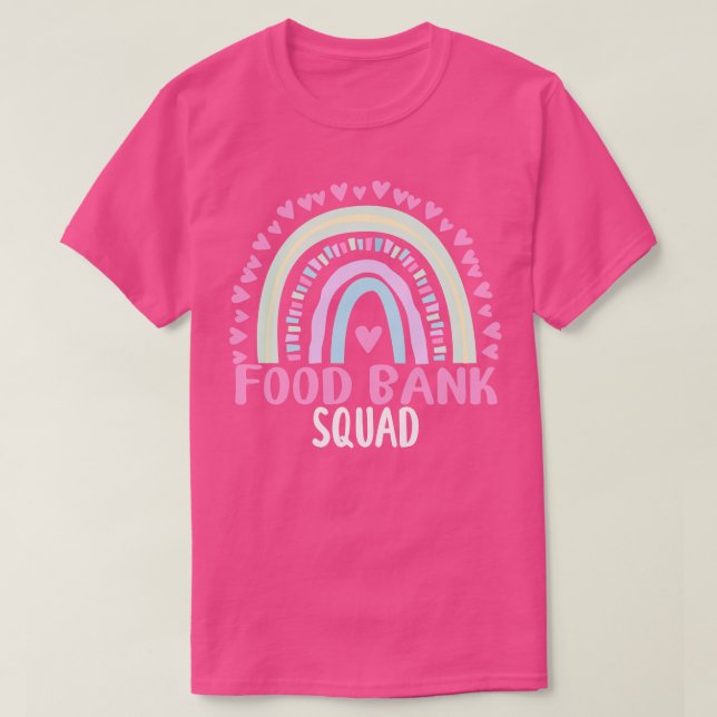 Food Bank Squad Party Matching Womens Appreciation T-Shirt (Design Front)