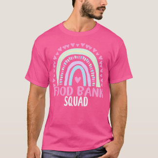 Food Bank Squad Party Matching Womens Appreciation T-Shirt