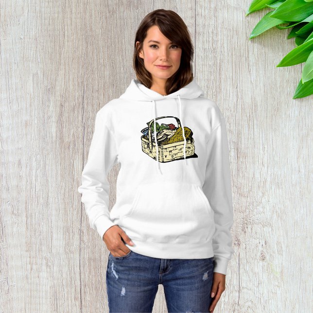 Food Basket Womens Hoodie (Creator Uploaded)