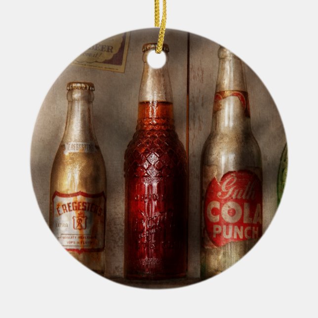 Food - Beverage - Favourite soda Ceramic Tree Decoration (Front)