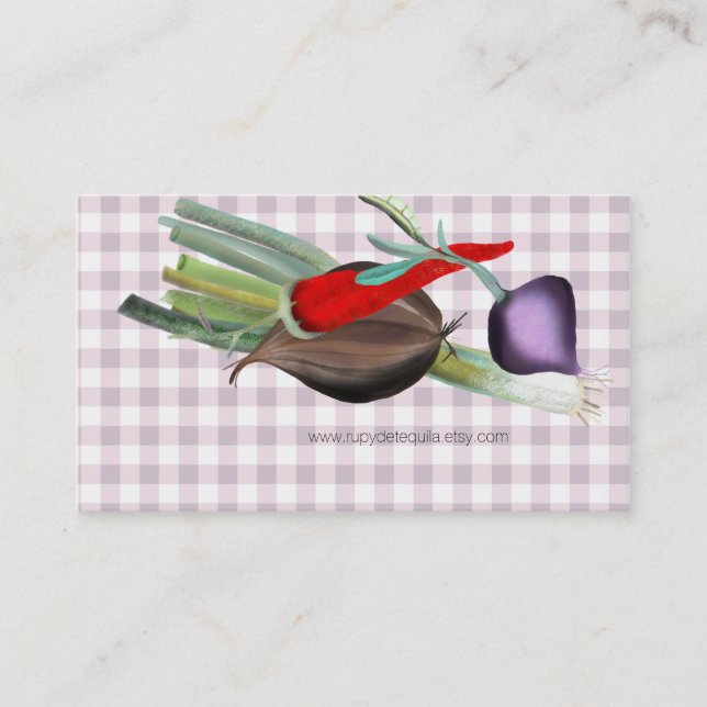 Food Business Card (Front)