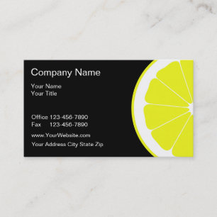 Food Business Cards