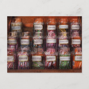 Food - Candy - Penny Candy Postcard