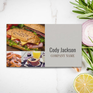 Food Caterer Diner Culinary Chef Catering  Business Card