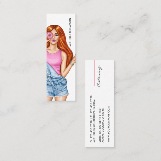 Food Catering Business Card (Front/Back)