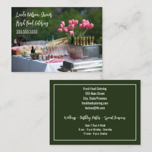 Food Catering, Special Events, Parties Business Card