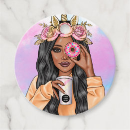 Food Catering Whimsical Unicorn Lady Corporate Favour Tags