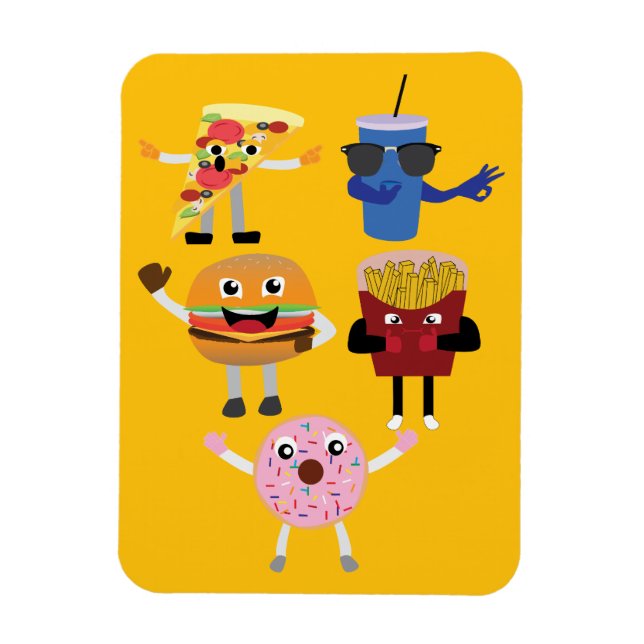 Food Characters Magnet (Vertical)