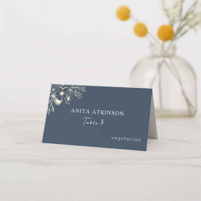 Food Choice Wedding Place Card (Front)