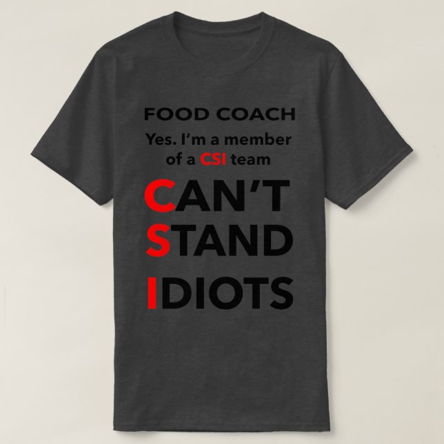 FOOD COACH Essential  T-Shirt (Design Front)