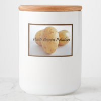 Food Container Canister Label Hash Brown Potatoes