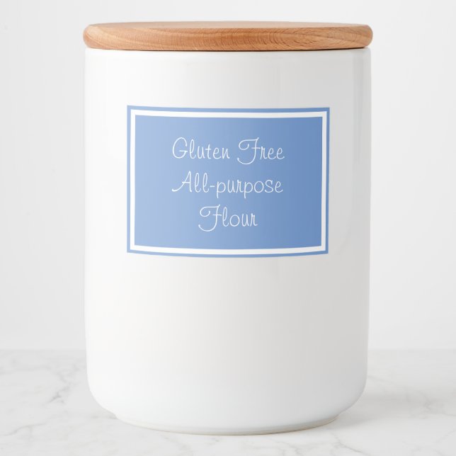 Food Container Label Gluten Free All-purpose Flour (Front)
