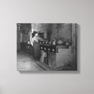 Food Cooked in Turkish Restaurant Photograph Canvas Print