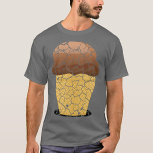 food cooking foodie ice cream cone distressed  307 T-Shirt