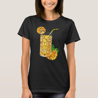 Food Cooking Foodie Orange Juice Distressed T-Shirt