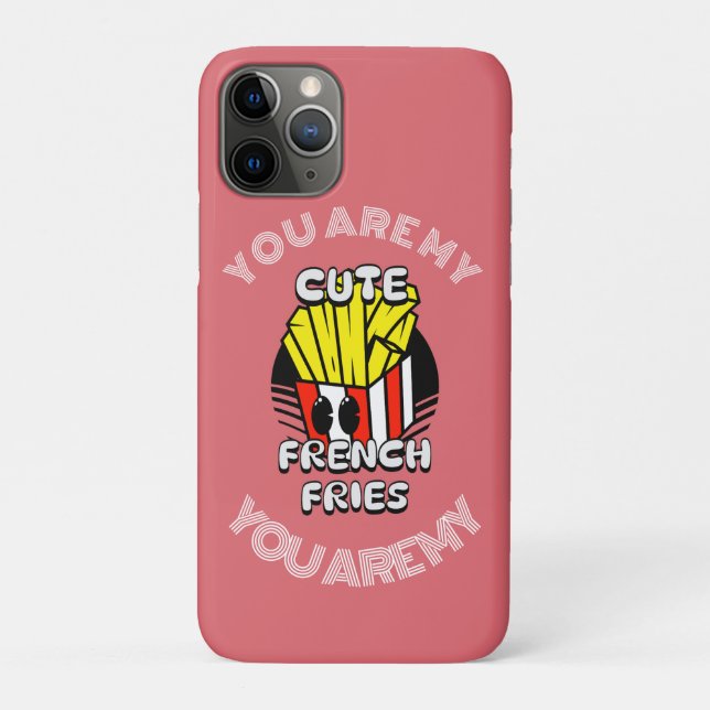 Food, Cute French Fries, Fry-Day personalise Gift  Case-Mate iPhone Case (Back)