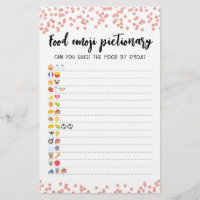 Food Emoji Pictionary game Quiz with Answers