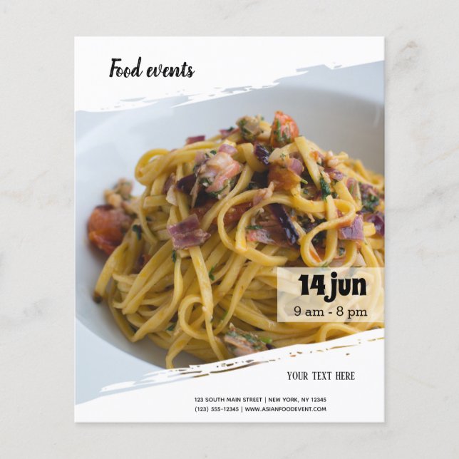 Food event flyer (Front)