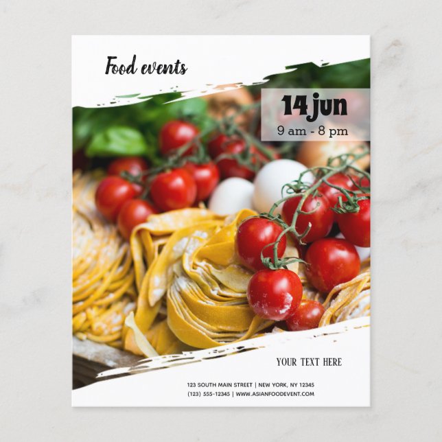 Food event flyer (Front)