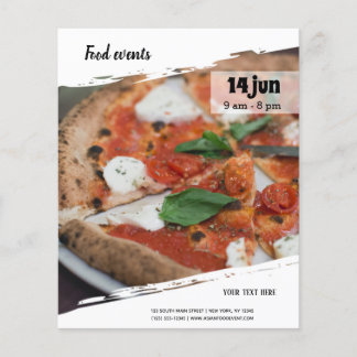 Food event flyer
