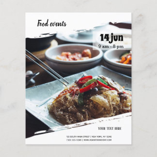 Food event flyer