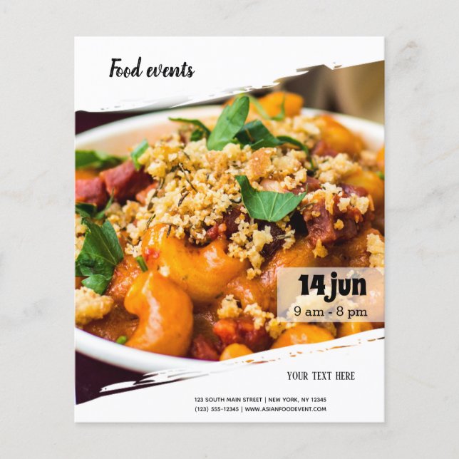 Food event flyer (Front)