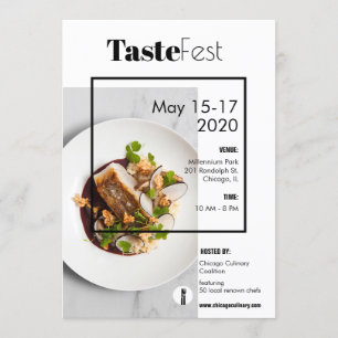 food fest invitation flyer