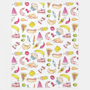 Food Fleece Blanket