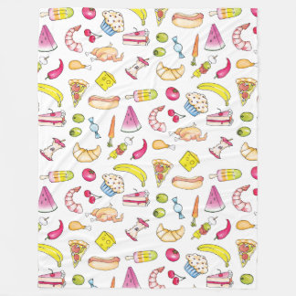 Food Fleece Blanket