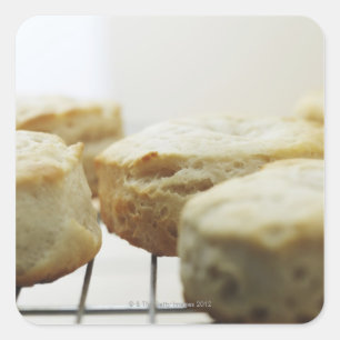 Food, Food And Drink, Biscuits, Butter, Bread, Square Sticker