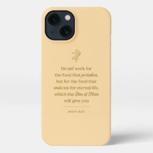Food for Eternal Life Christian iPhone 13 Case