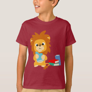 Food for Thought Cartoon Lion Children T-shirt