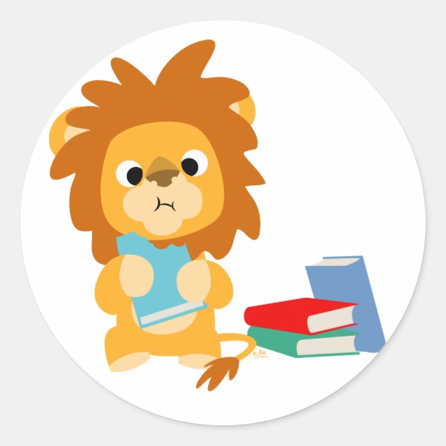 Food for Thought Cartoon sticker (Front)