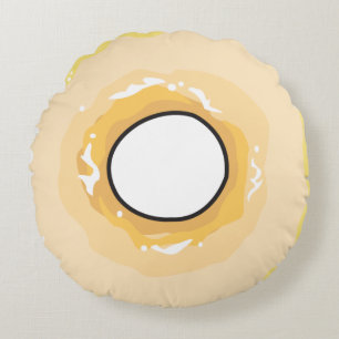 Food For Thought_Dreaming of Donuts_Totally Sweet! Round Cushion