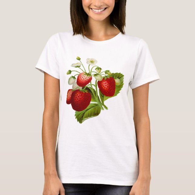 Food fruit leaf leafy leaves T-Shirt (Front)