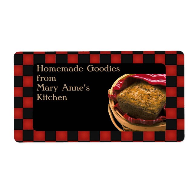 Food Gift From Your  Kitchen Personalised Custom (Front)